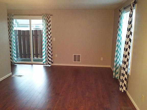 Wood-look vinyl plank flooring. Looks great!