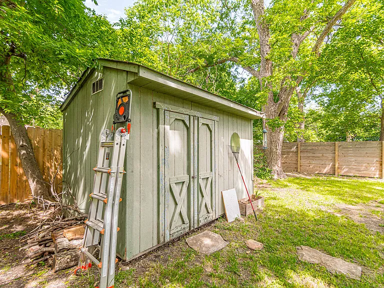 shed for your outside stuff!