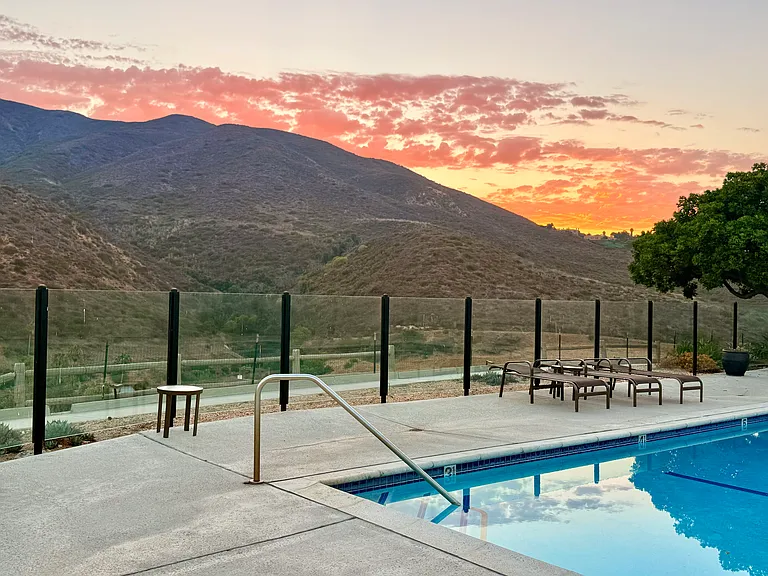 Community pool heated seasonally