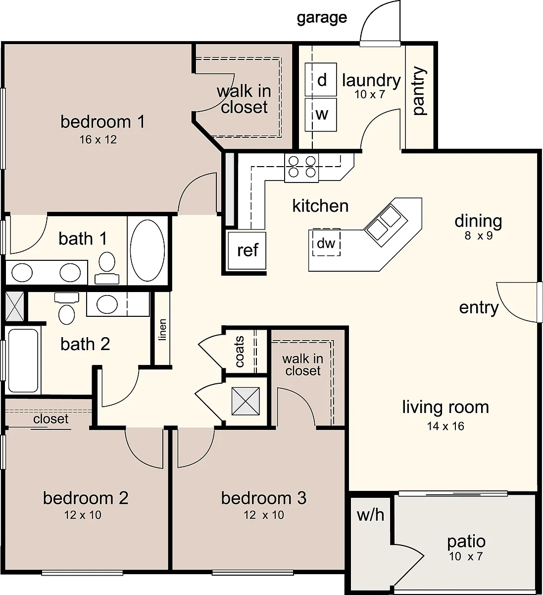 Floor plan C1