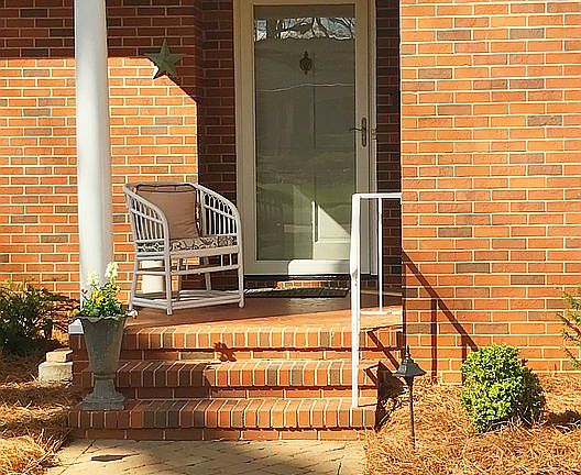 Custom paved walkway