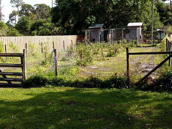 Fenced Garden Area