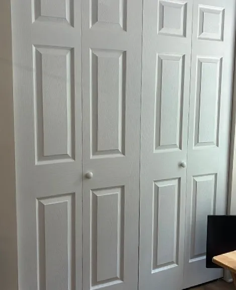 Generous closet space.