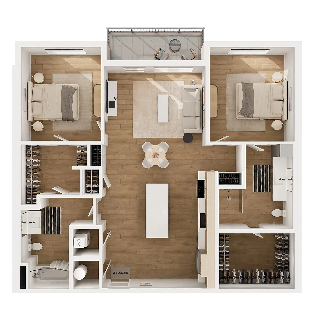 Floor plan B1
