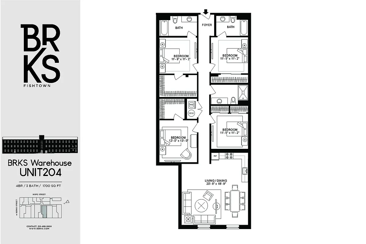 Floor plan 204