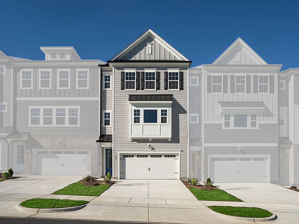 Townes at North Salem Residence 2 Model Home- Front Elevation