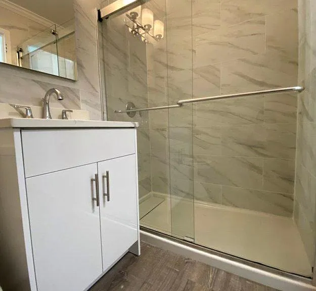 Newly renovated bathroom