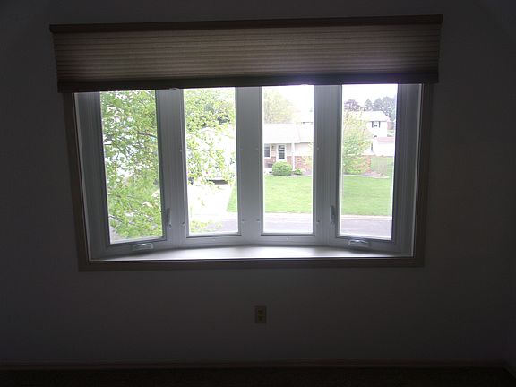 east bedroom window and cordless blind