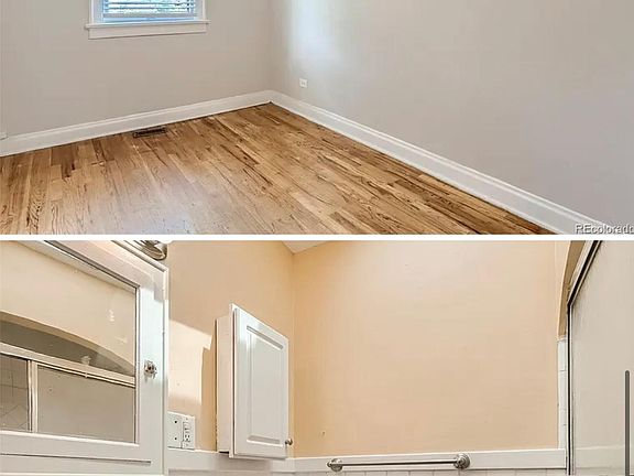 Newly pained and re-finished hardwood floors