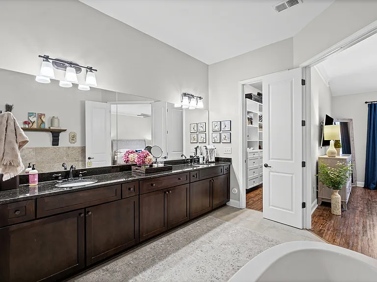 Upstairs - primary bathroom