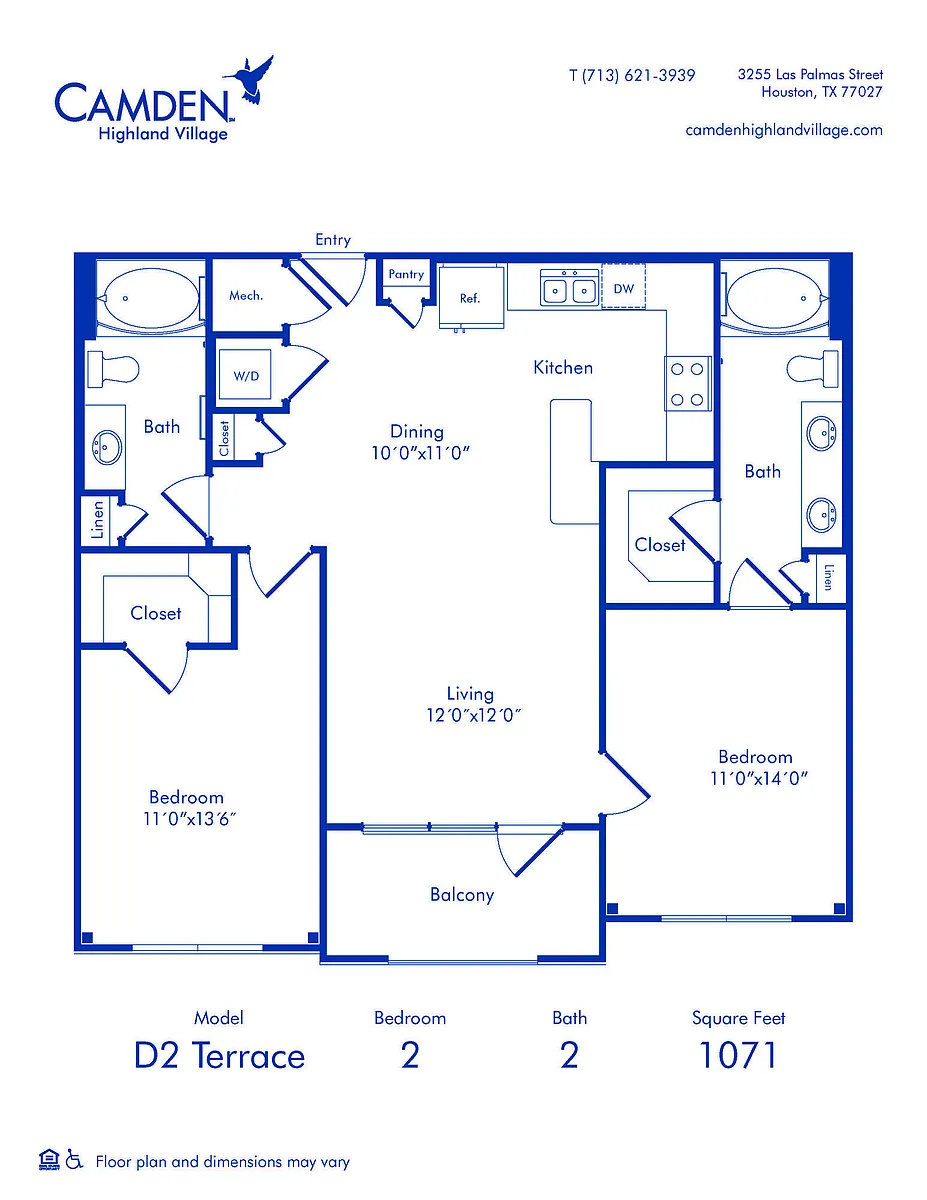 Floor plan D2 Terrace