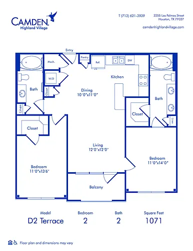 Floor plan D2 Terrace