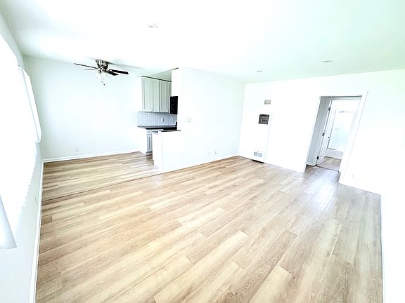 spacious one bedroom with modern finishes