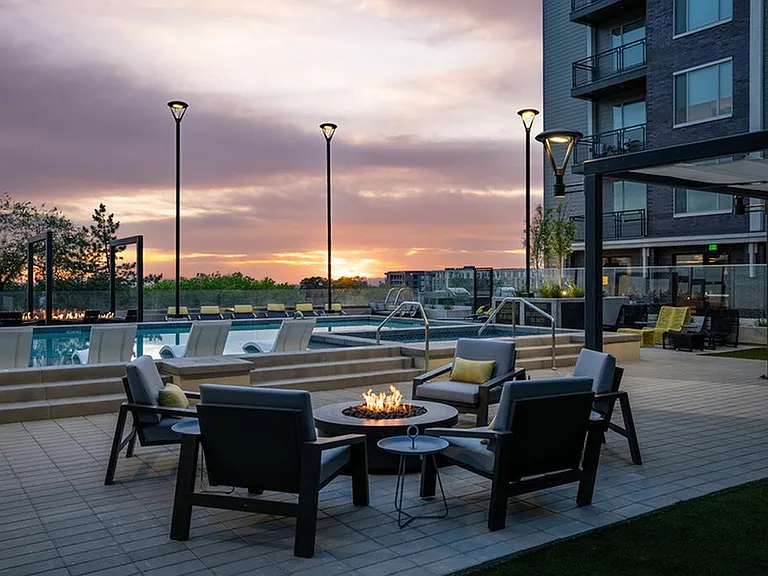 Poolside Fire Pit