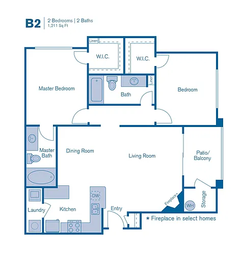 Floor plan B2