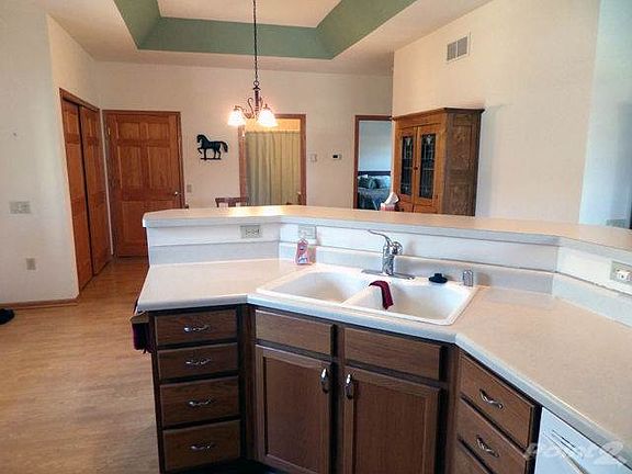 Kitchen Opens to Dining Room