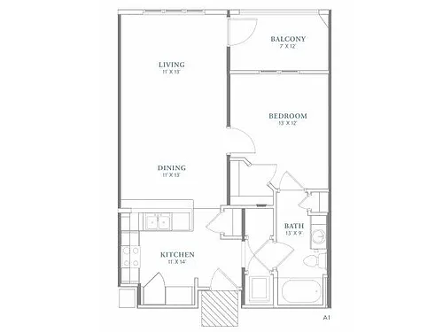 Floor plan Habersham