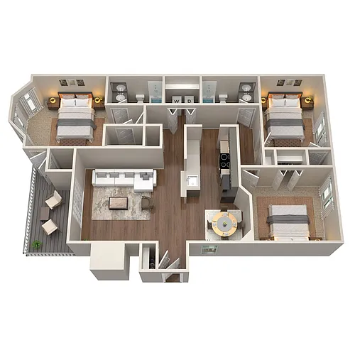 Floor plan C1 - Northside