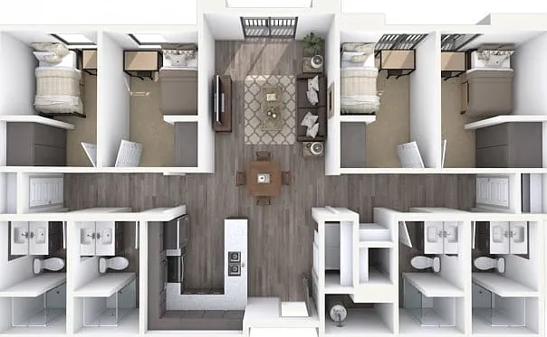 4x4 floorplan map 4x4 floorplan map