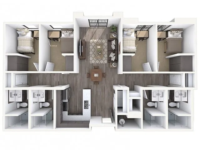 Floor plan 4X4