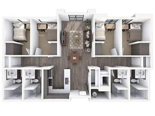 Floor plan 4X4