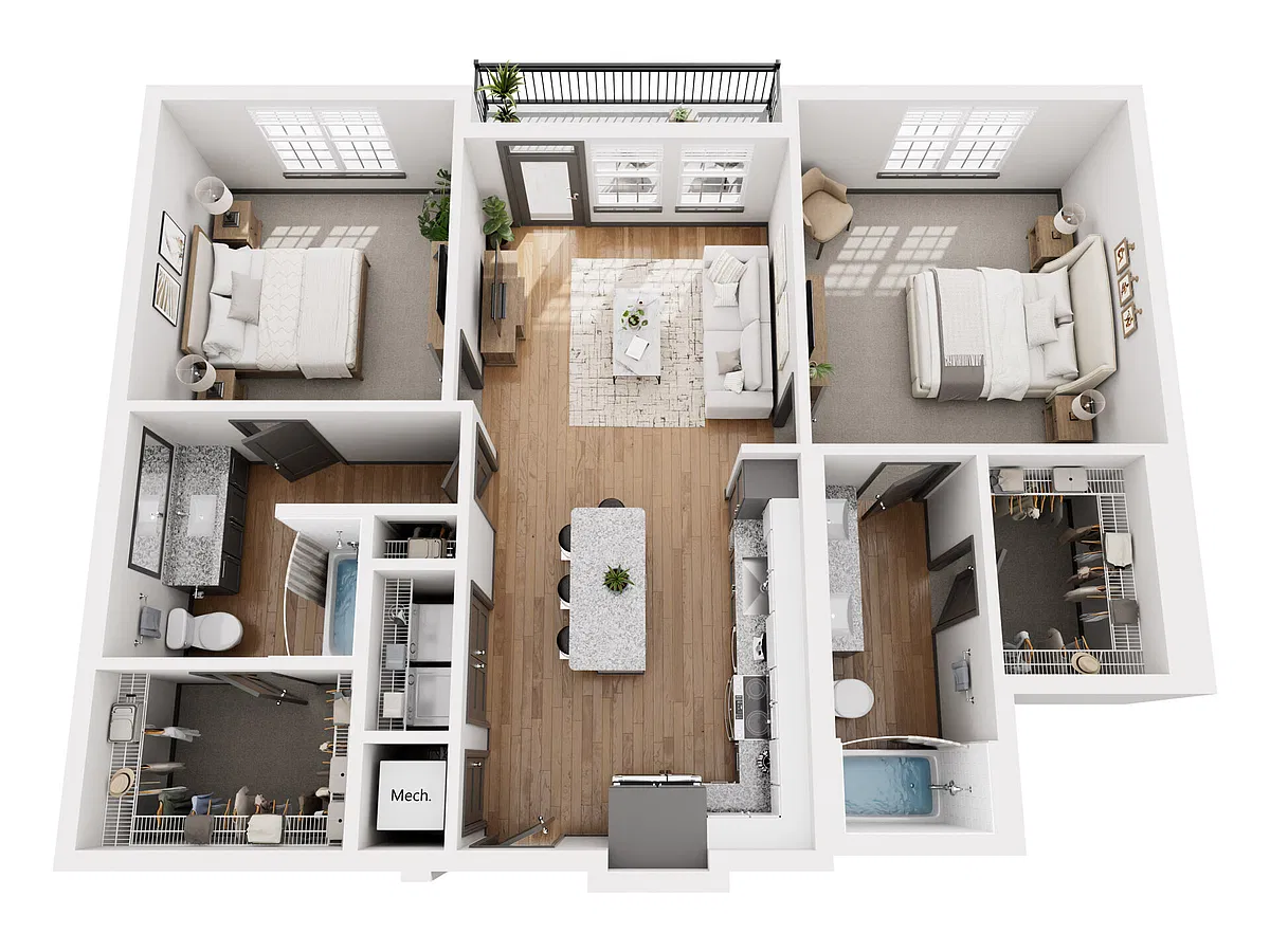 Floor plan B4