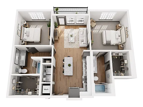 Floor plan B4