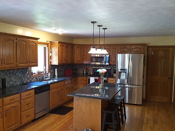 Kitchen with all granite