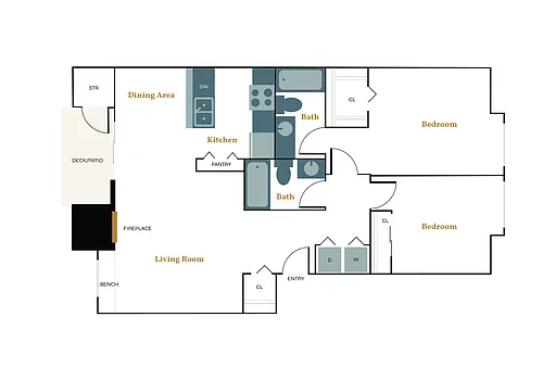 Floor plan Copilot (North)
