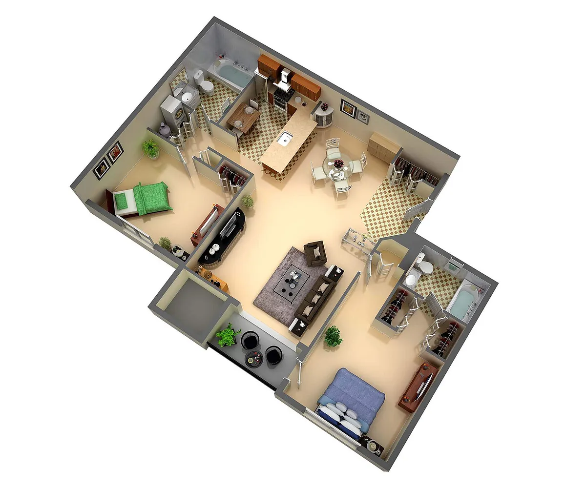 Floor plan B6