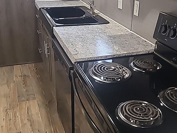 amazing kitchen with dishwasher, stove and refigerator, Plenty of cabinet space with adjustable shelving