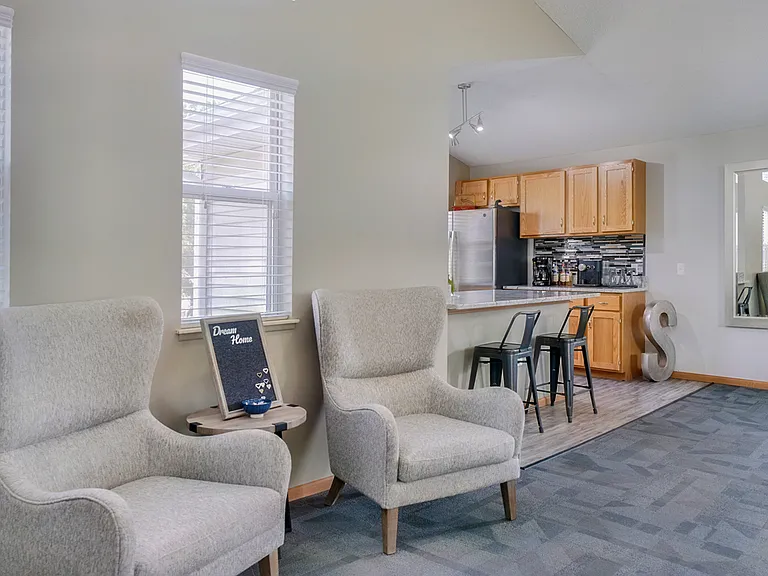 Designed with residents in mind, the clubhouse offers both charm and functionality.