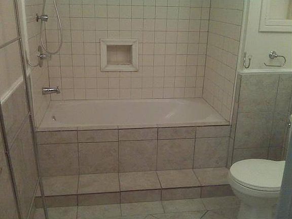 Custom full bathroom in basement