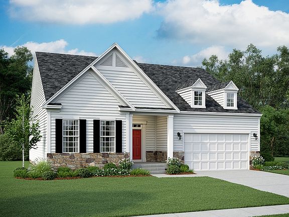 Federal with Stone Water Table and Dormers