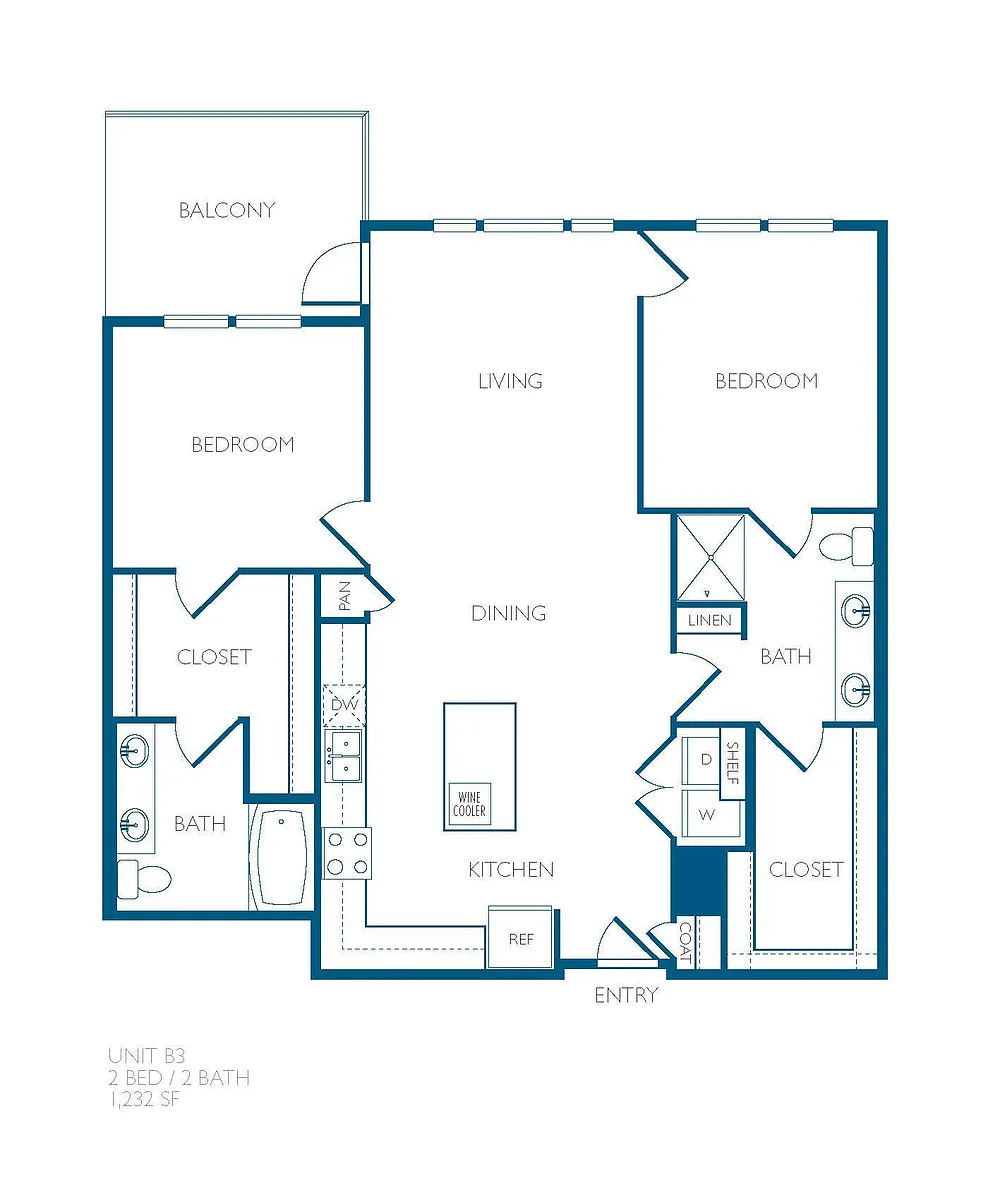 Floor plan B3