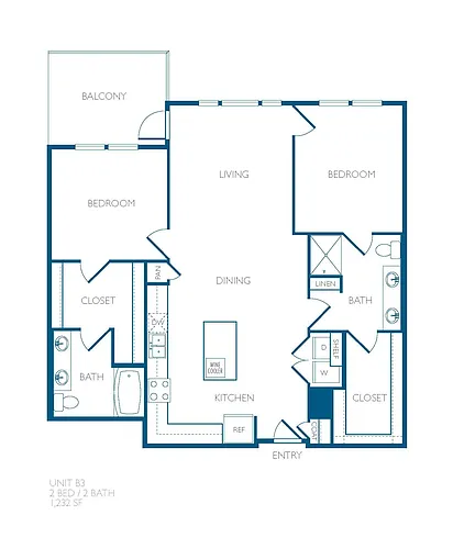 Floor plan B3