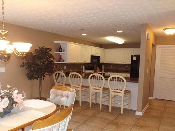 Dining area and kitchen