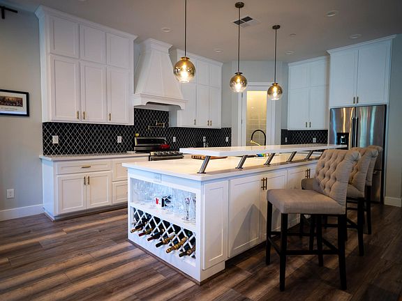 Kitchen from dining area.