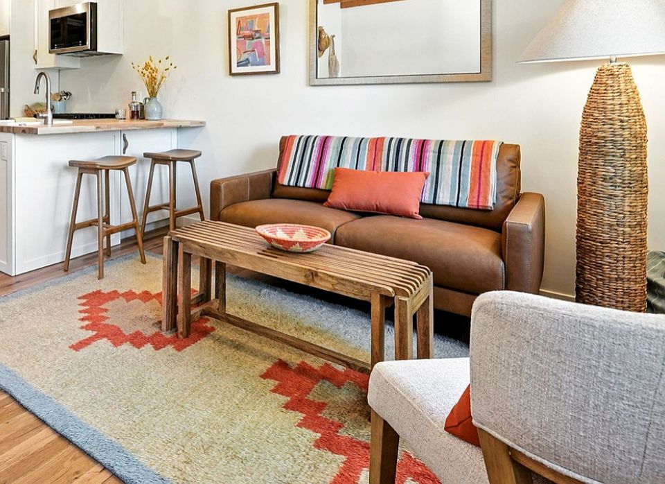Relax in the Living Room or at the Kitchen Counter