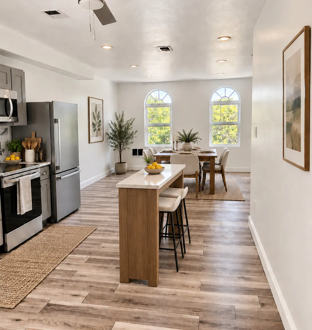 Stylish 2-Bedroom Bi-Level with In-Unit Laundry & Parking — Photo 3