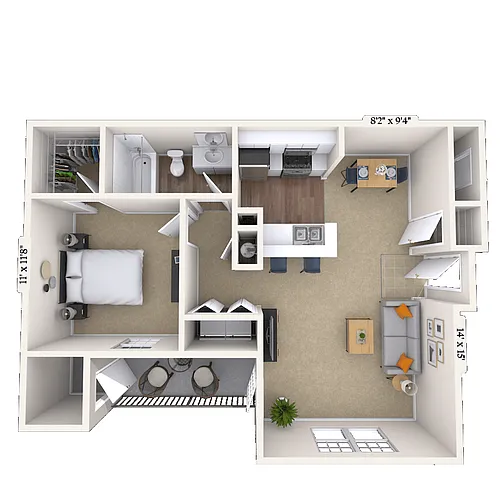 Floor plan The Astor