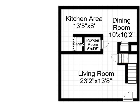1st floor layout