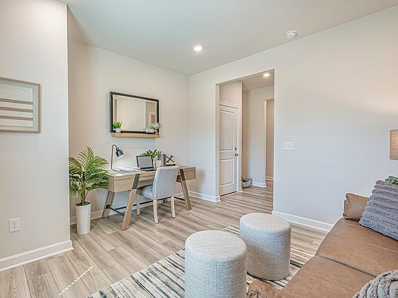 Newport floorplan modeled at another Meritage Homes 174 community.