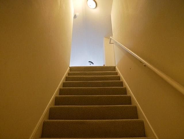 stairs to second bedroom