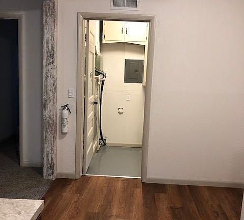 From kitchen looking into laundry room