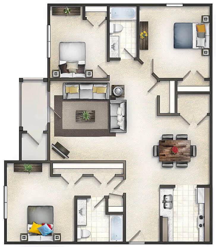 Floor plan The Davenport