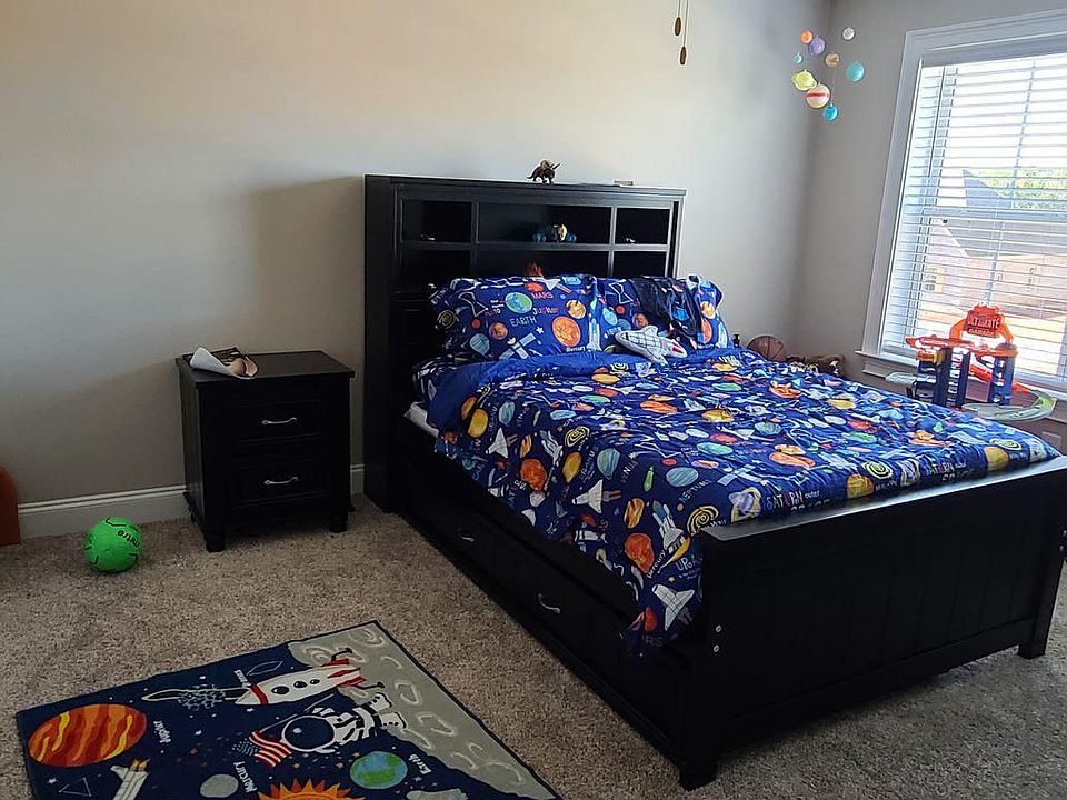 One of the upstairs kids' rooms