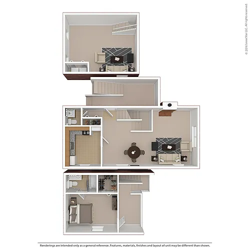 Floor plan Franklin Townhouse