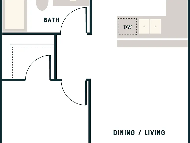 TRSW - 1 Bed, 1 Bath - Apt F TRSW - 1 Bed, 1 Bath - Apt F