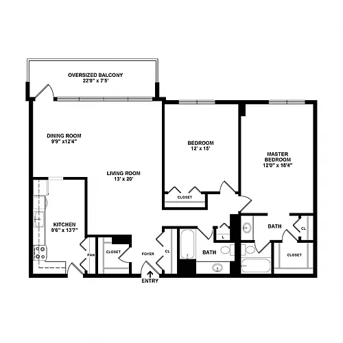 Floor plan Dupont Premier